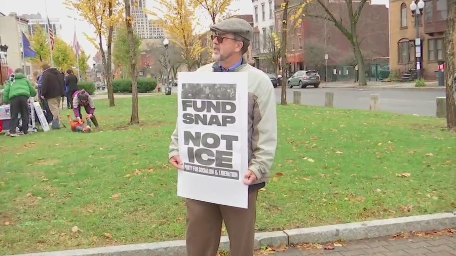 “Food is a human right”: Protestors demand full SNAP benefits at Albany rally