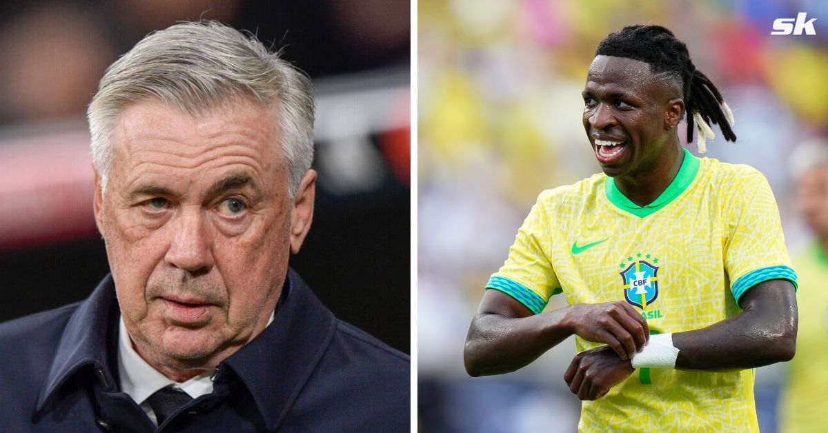 “He’s done the same thing everywhere he’s gone” – Vinicius Jr explains how Brazil have ‘evolved’ under new boss Carlo Ancelotti